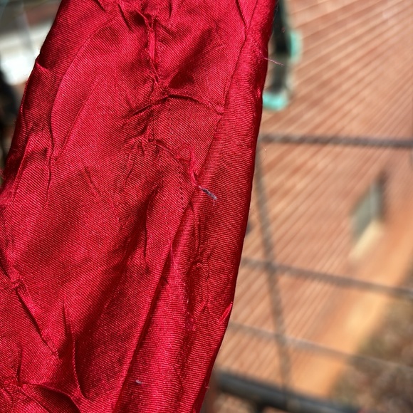 Coca-Cola Red Summer Pajama Spaghetti Strap Top V-Neck Wrinkle Material Jrs XL - Picture 12 of 16